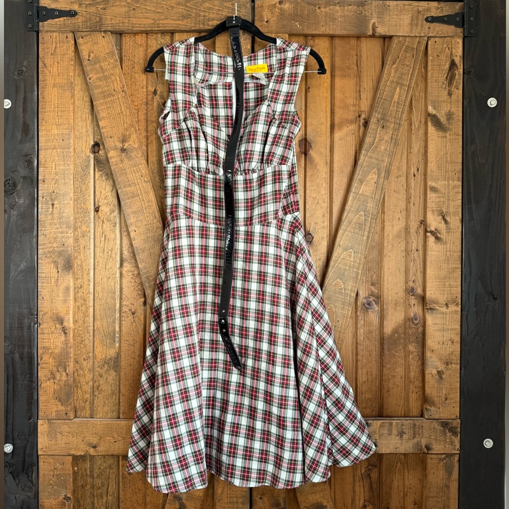 Bernie Dexter plaid dress